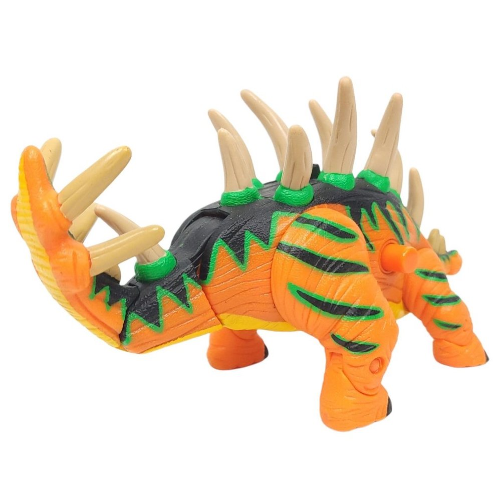 2005 Mattel Fisher Price Crunch the Kentrosaurus Dinosaur Imaginext Toy Orange - Picture 6 of 10